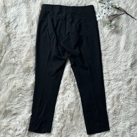 Soho Lady Black Yoga Capri Pants Stretch Size 1X - Picture 3 of 5